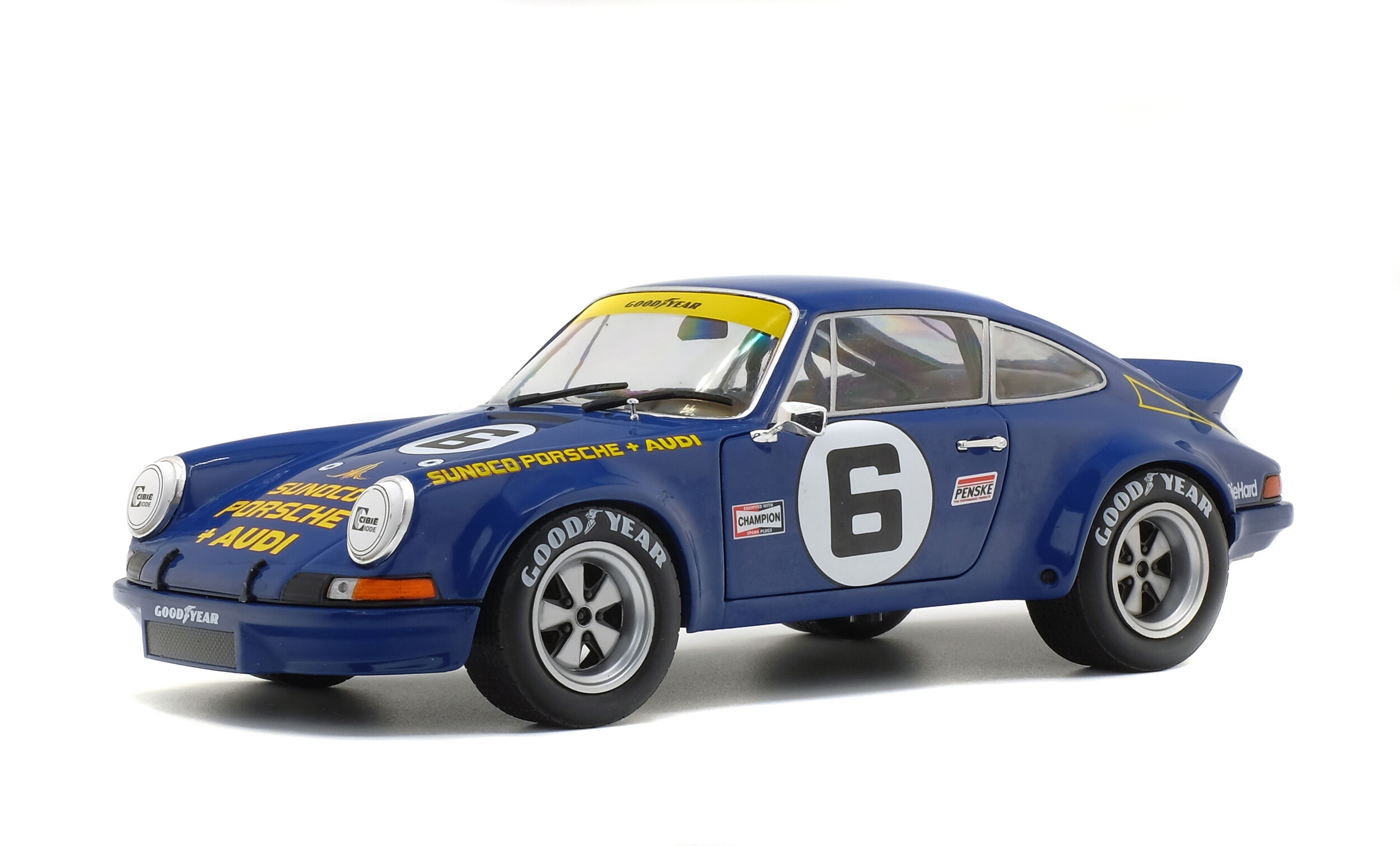Solido Porsche 911 RSR #6 Sunoco 24h Daytona 1973 Mike Donohue / George Follmer