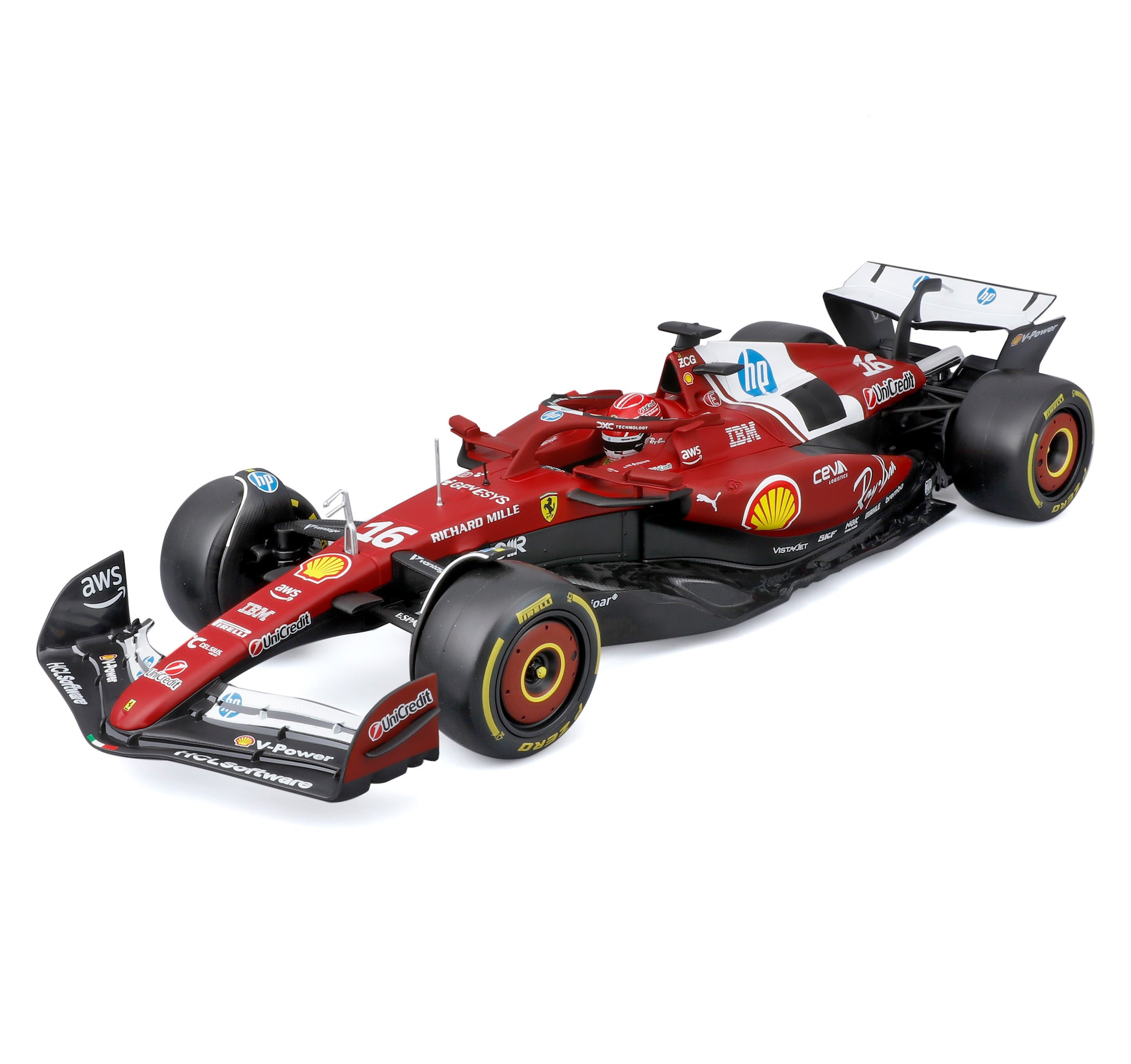 Bburago Ferrari F1 SF-25 2025 - #16 Charles Leclerc