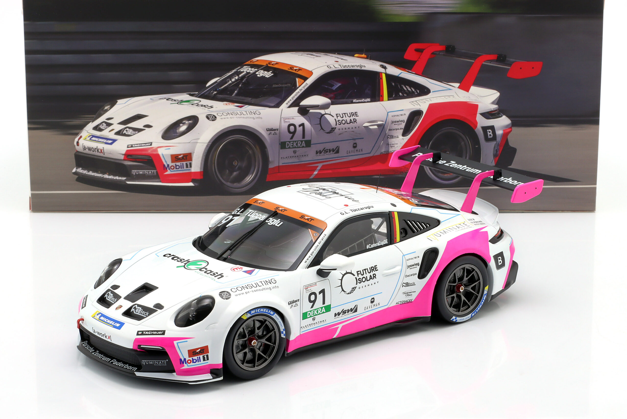 IXO Porsche 911 GT3 Cup #91 a-workx Porsche Carrera Cup Deutschland 2025